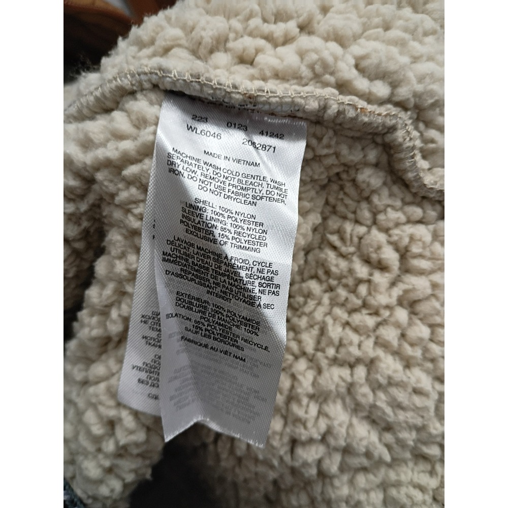 Columbia Birchwood Quilted Sherpa Lined Jacket Brown WL6046 Womens Large - Picture 7 of 10